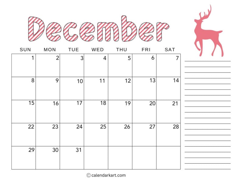 40 printable december 2024 calendars free pdf CalendarKart