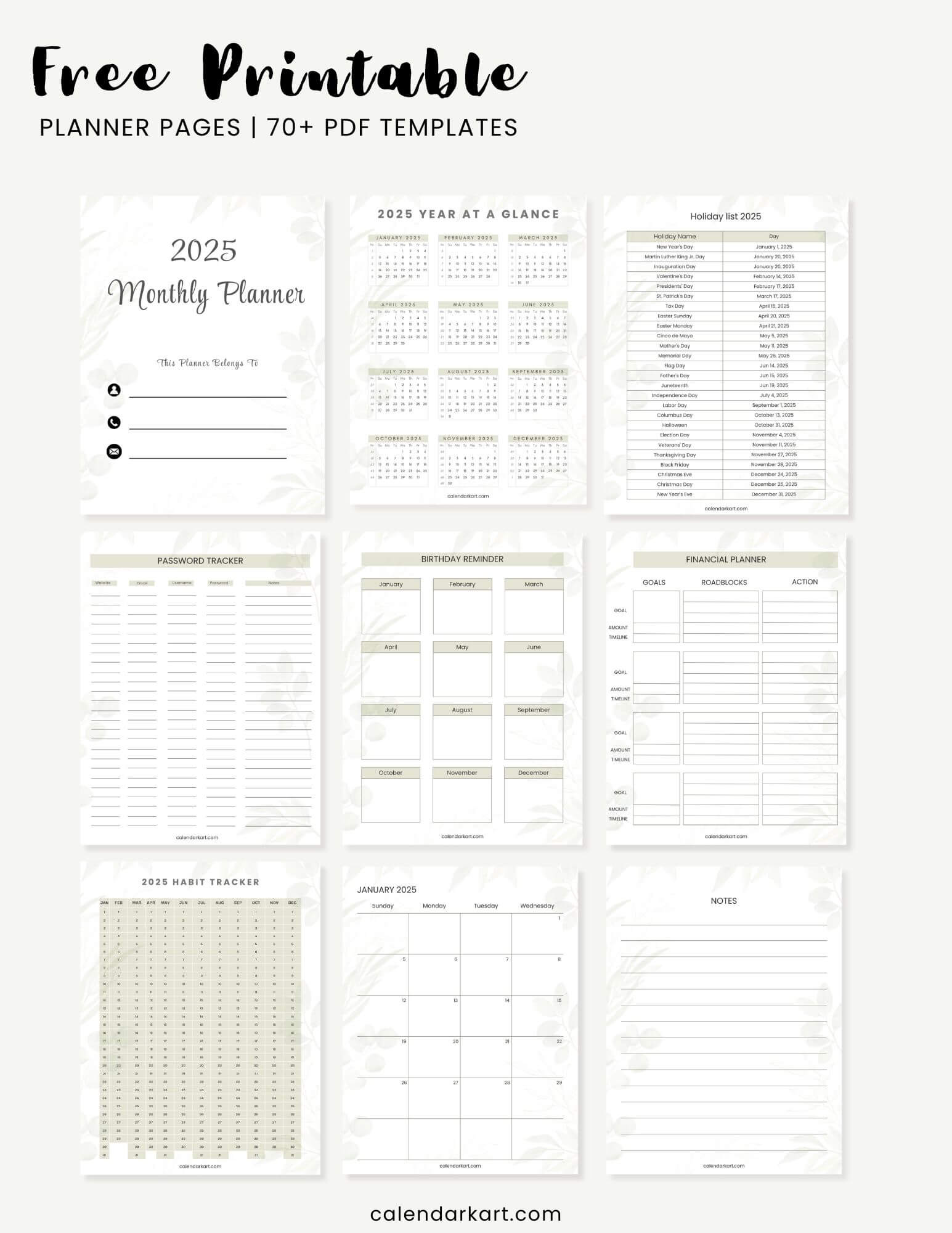 2025 Planner Feature image