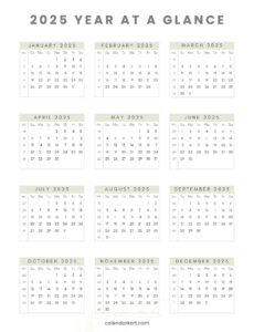 Free Printable 2025 Planner PDF | CalendarKart