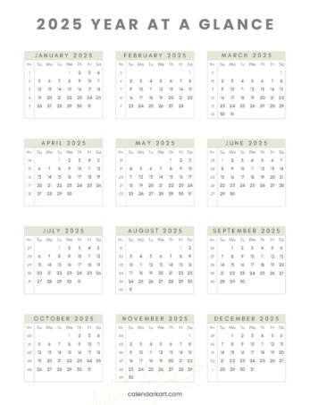 Free Printable 2025 Planner PDF | CalendarKart