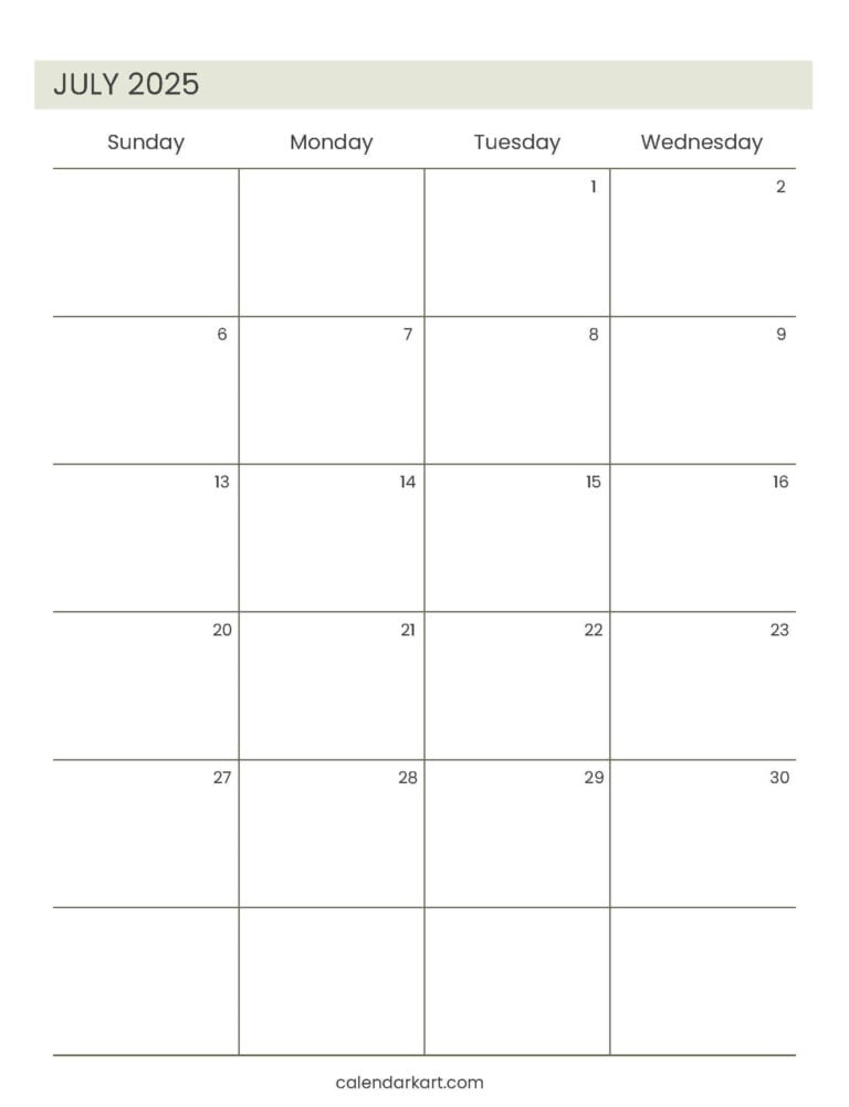 Free Printable 2025 Planner PDF | CalendarKart