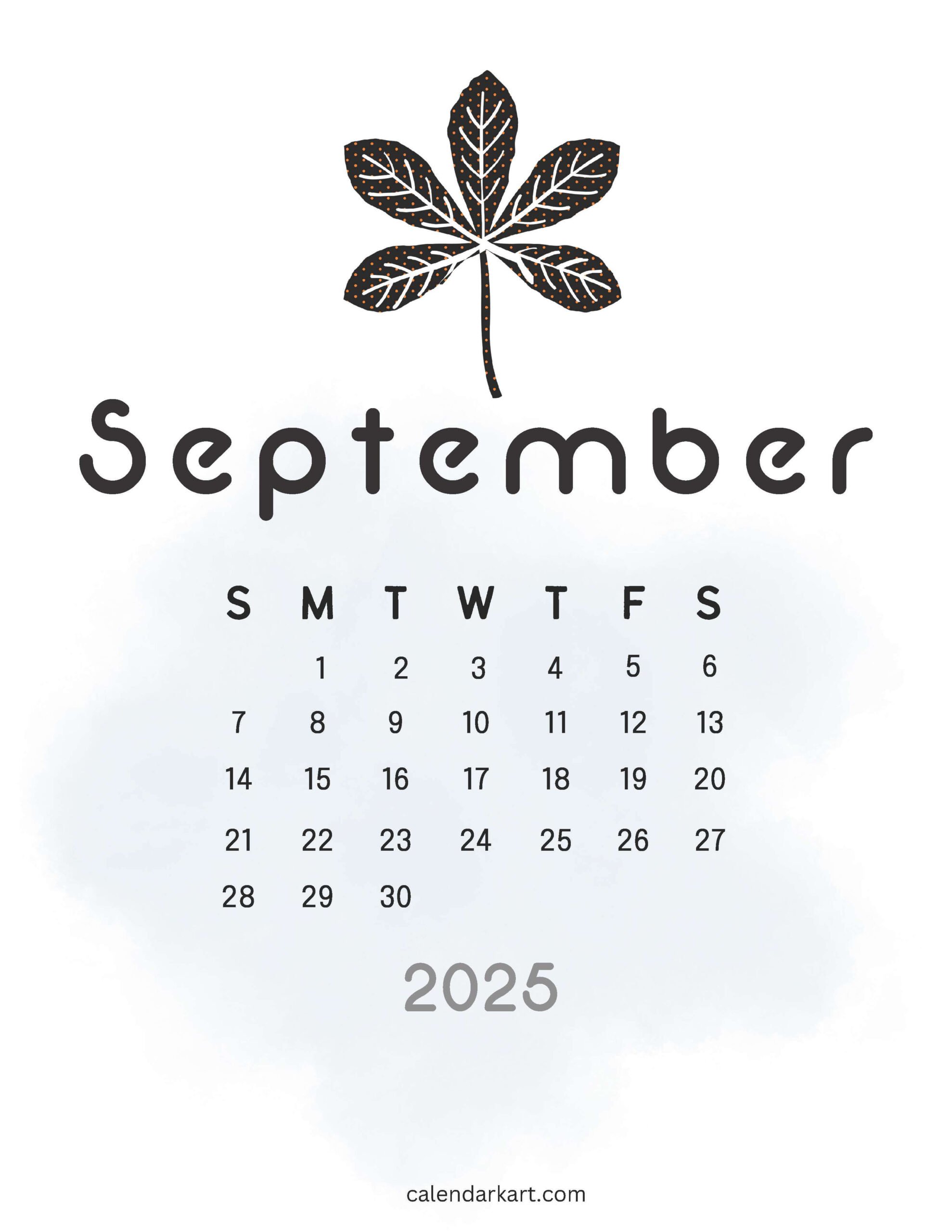 Cute September 2025 Calendar 5