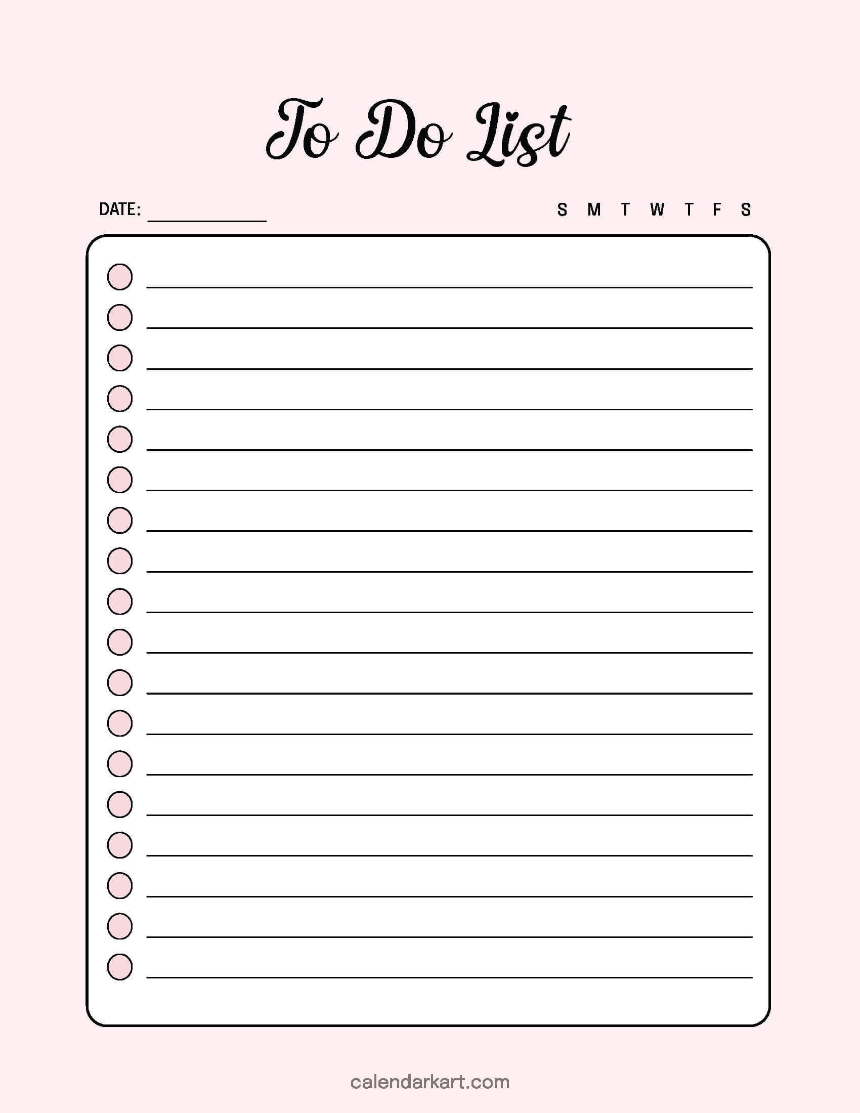 To Do Minimal Colored