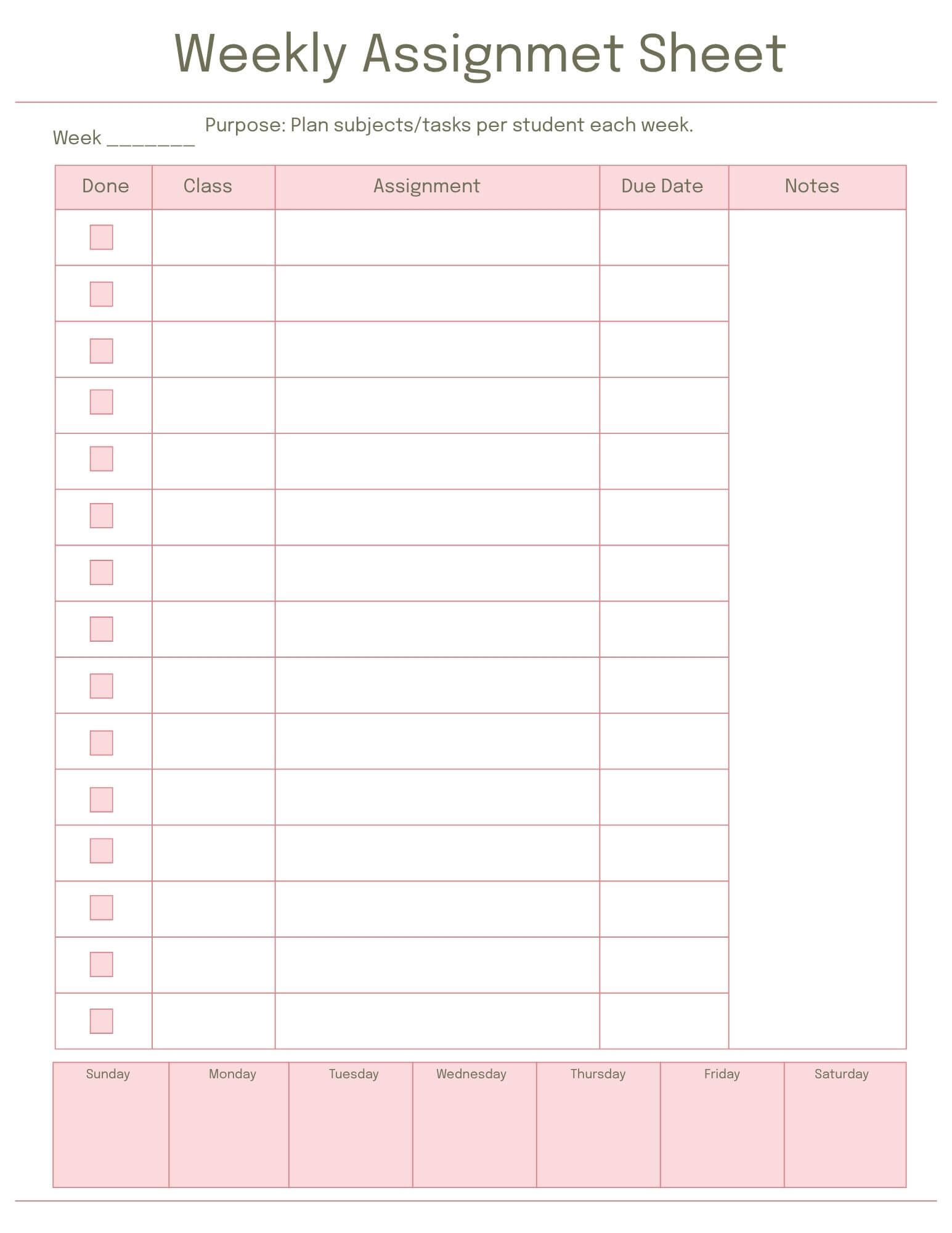 Weekly Assignment Tracker1