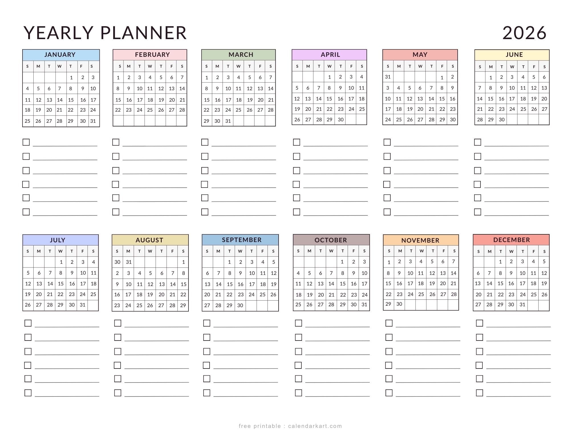 Yearly Planner 3