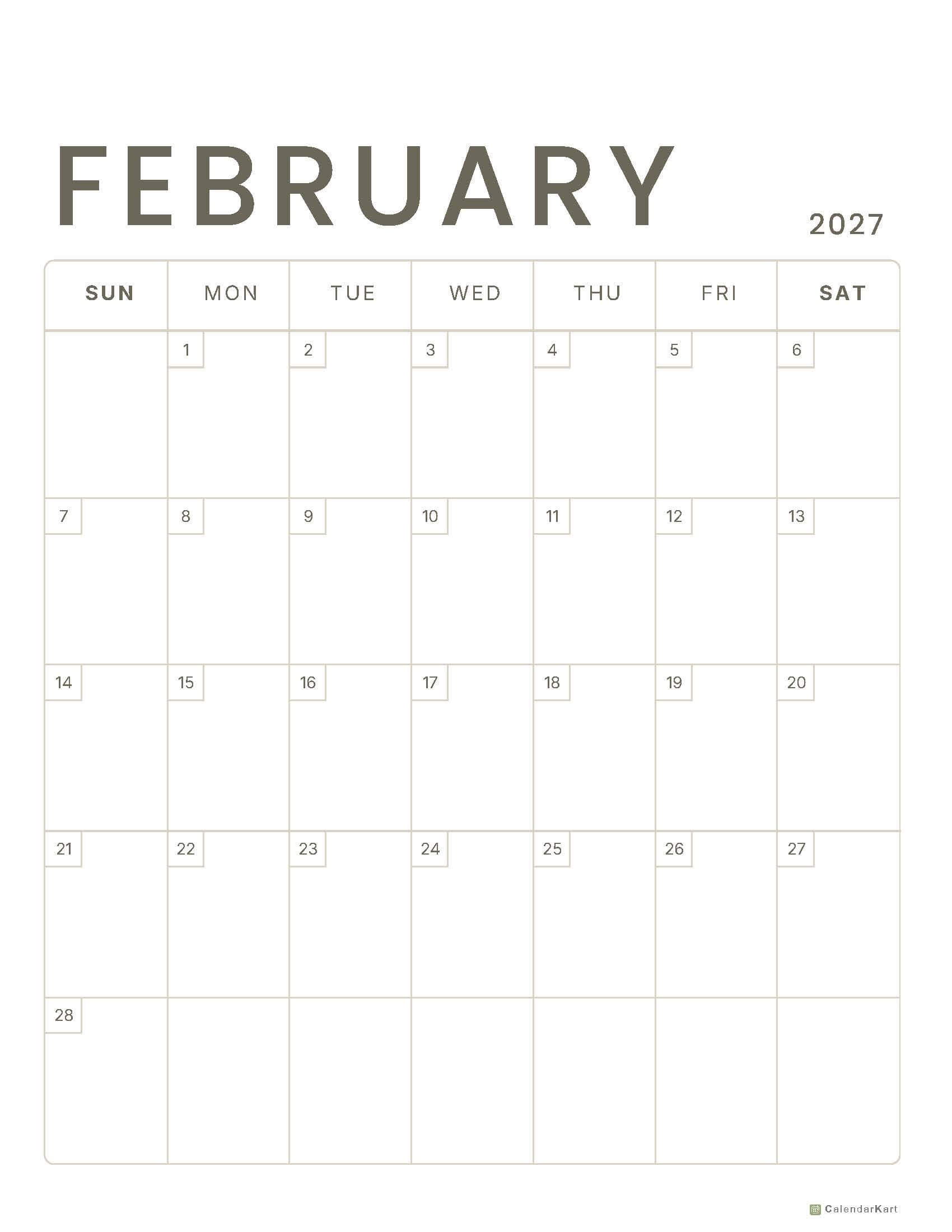 February 2027 Printable Calendars 1 v_Page_3