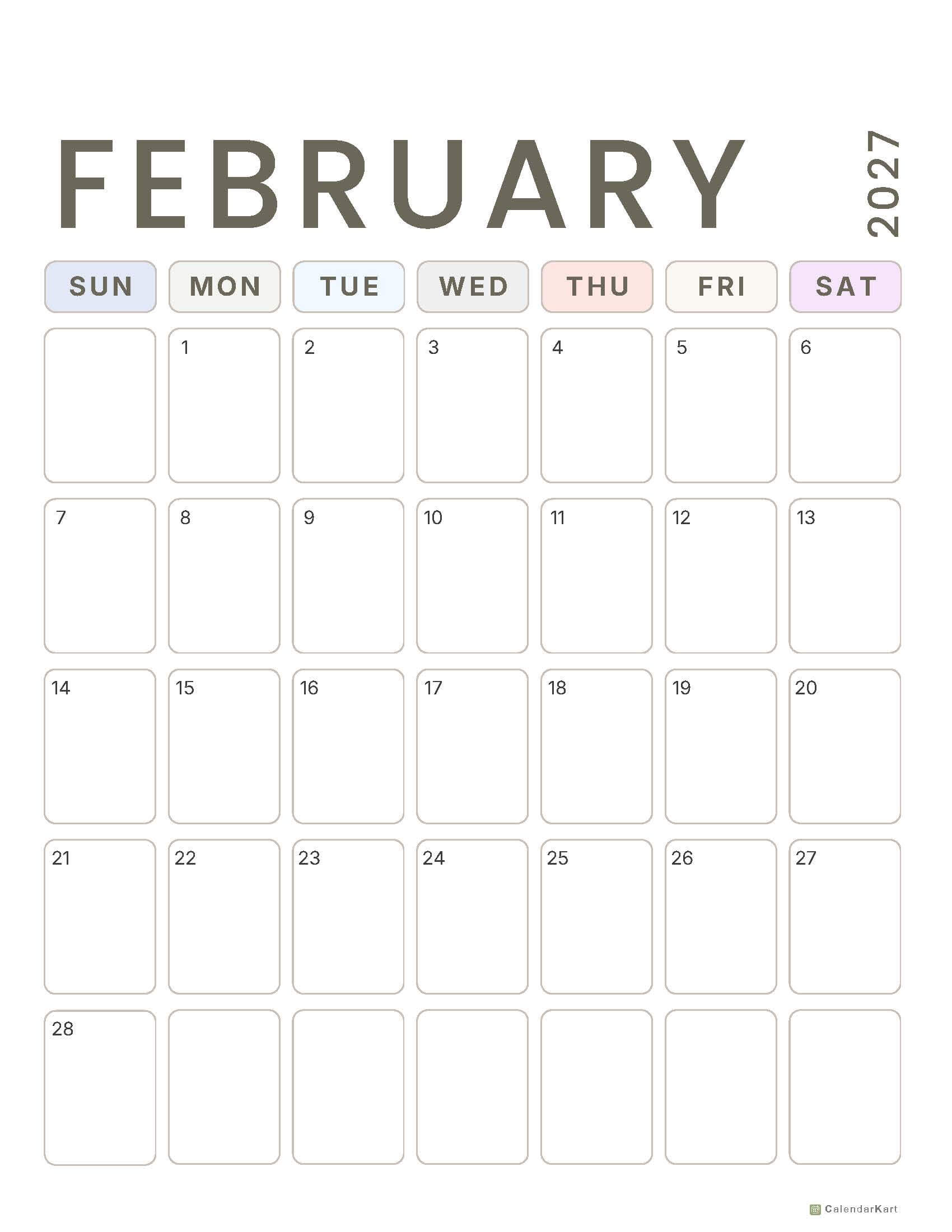 February 2027 Printable Calendars 1 v_Page_5