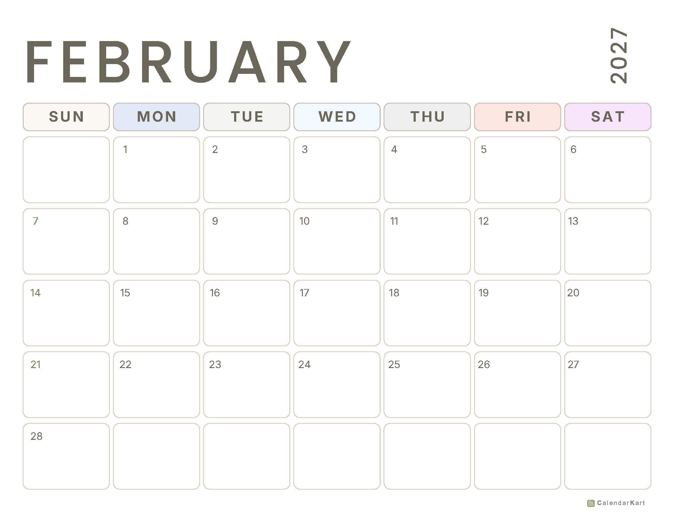 February 2027 Printable Calendars 1_Page_2