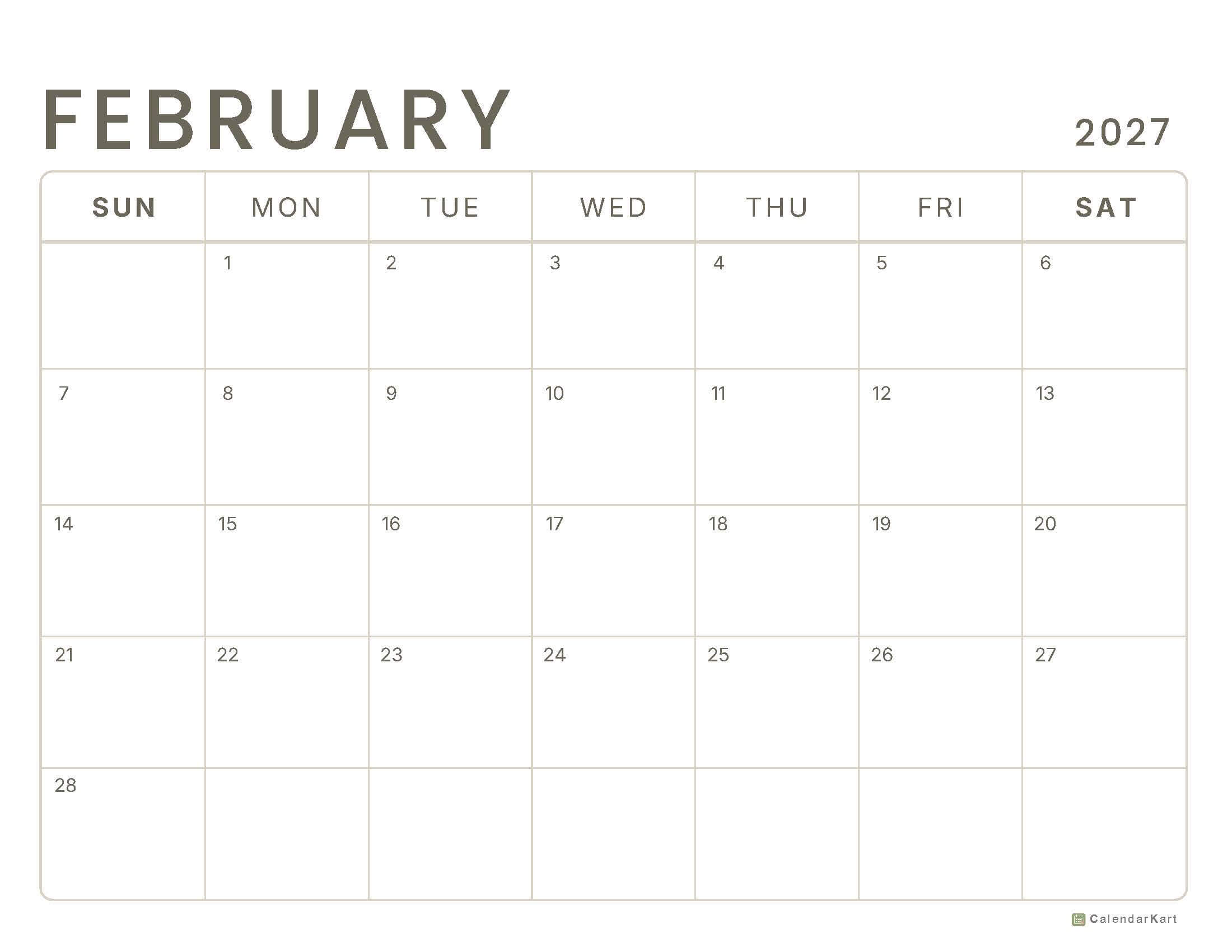 February 2027 Printable Calendars 1_Page_3