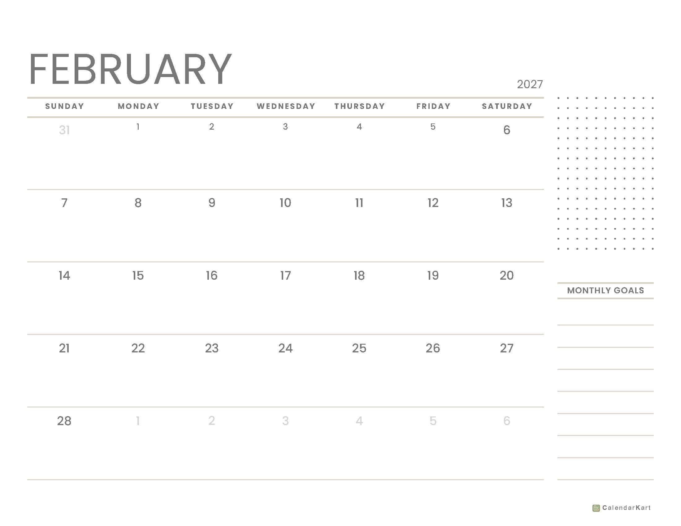 February 2027 Printable Calendars 1_Page_7